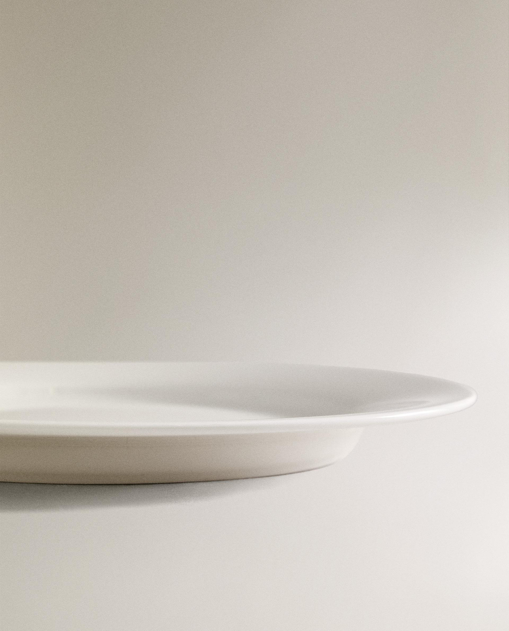 Zara Home тарелка десертная из костяного фарфора, цвет белый, 20.4 см