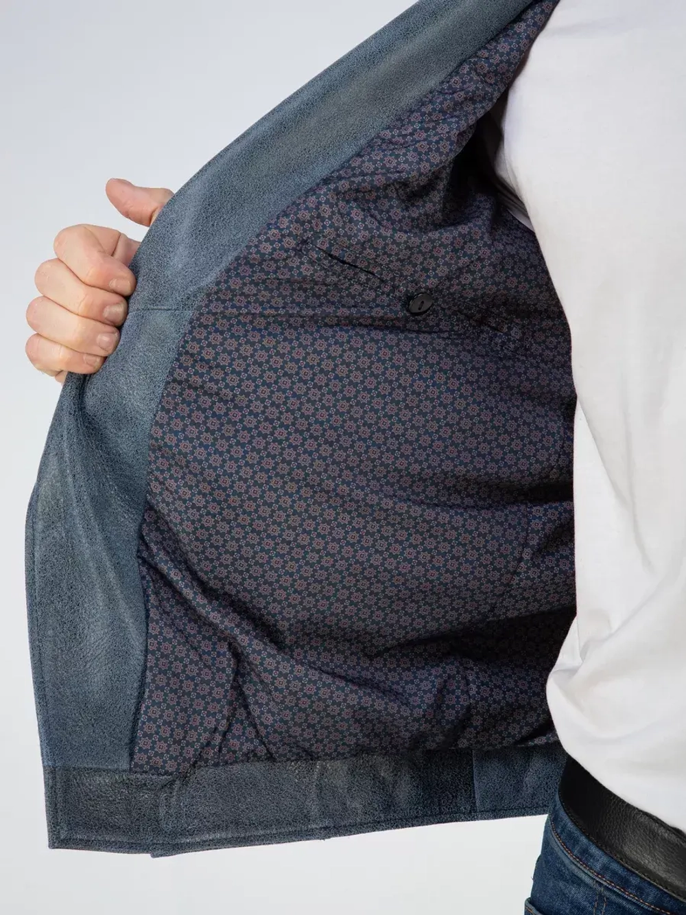 Кожаная куртка демисезонная косуха