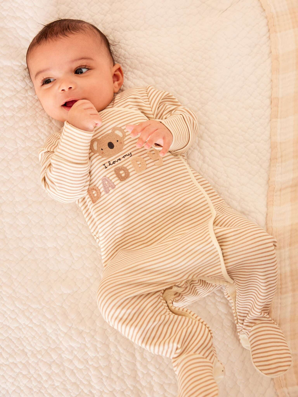 Комбинезон / Cлип для малышей Next 941-280, Бежевый