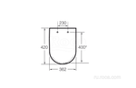 Крышка для чаши Roca Meridian Soft Close 8012AC00B