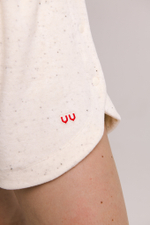 Шорты из велюра с логотипом yoyuu