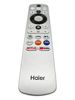Пульт Haier HTR-U33GR k3 для Smart ТВ с голосовым управлением Google Assistant Netflix Okko