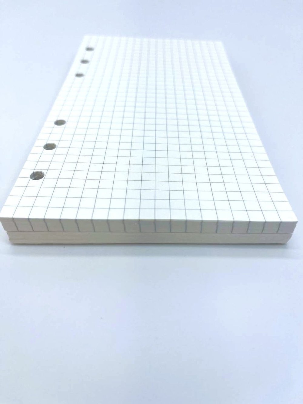 Запасные блоки А6 для блокнота на кольцах 90листов (клетка+линейка)