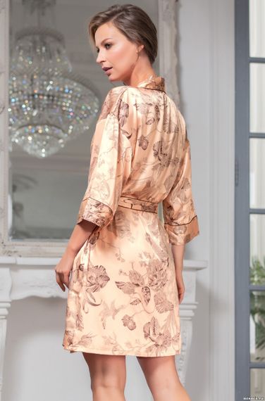 Халат женский шелковый Mia-Amore LETUAL 3433