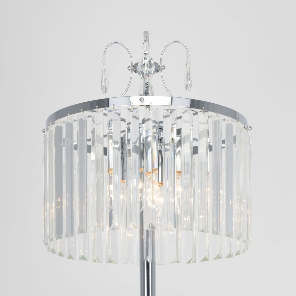 Citilux Инга CL335941 Торшер хрустальный Хром