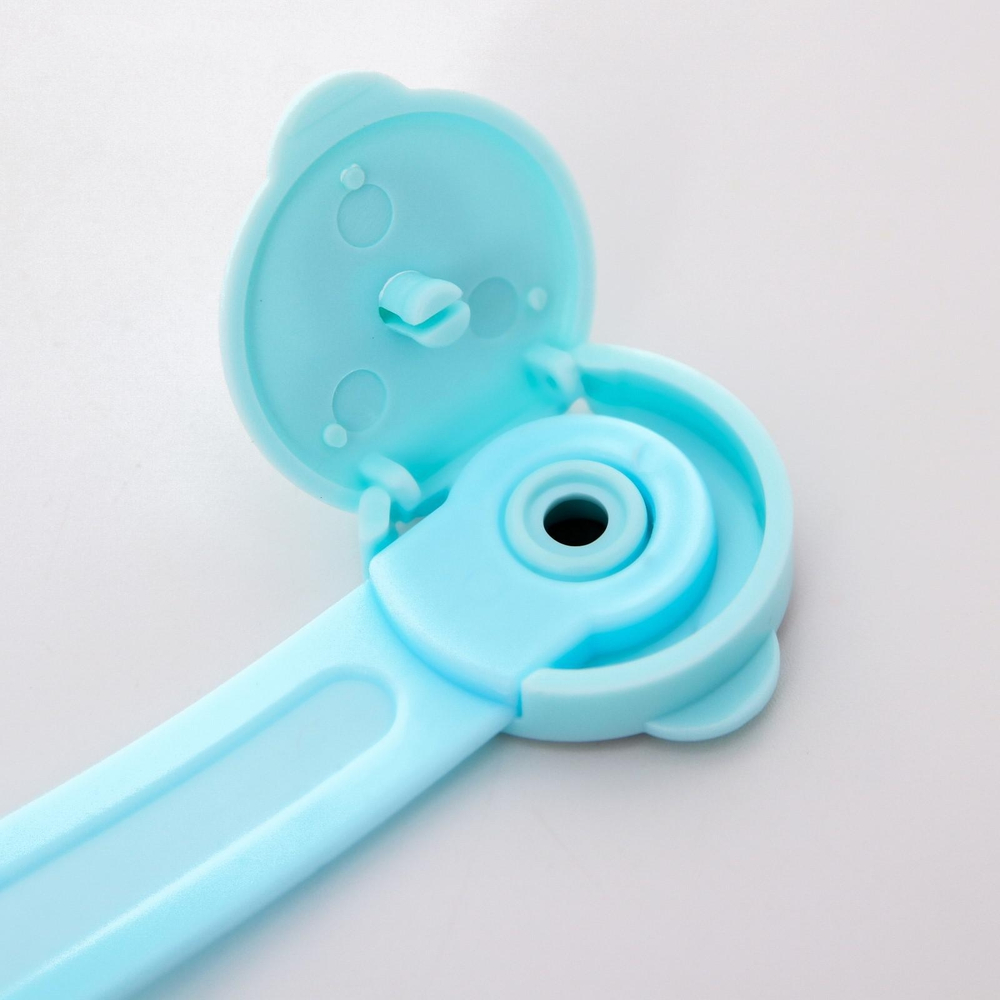 2945887 Блокиратор двери гибкий, набор 2 шт., цвет голубой