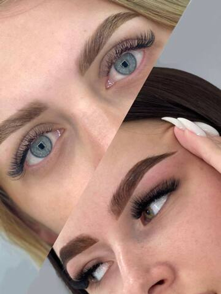 Окрашивание бровей