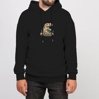 Худи MEDOOZA Dinosaur, черный