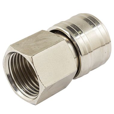 Быстроразъем пневматический с клапаном, внутренняя резьба 1/2'' FORCEKRAFT FK-SE1-4SF