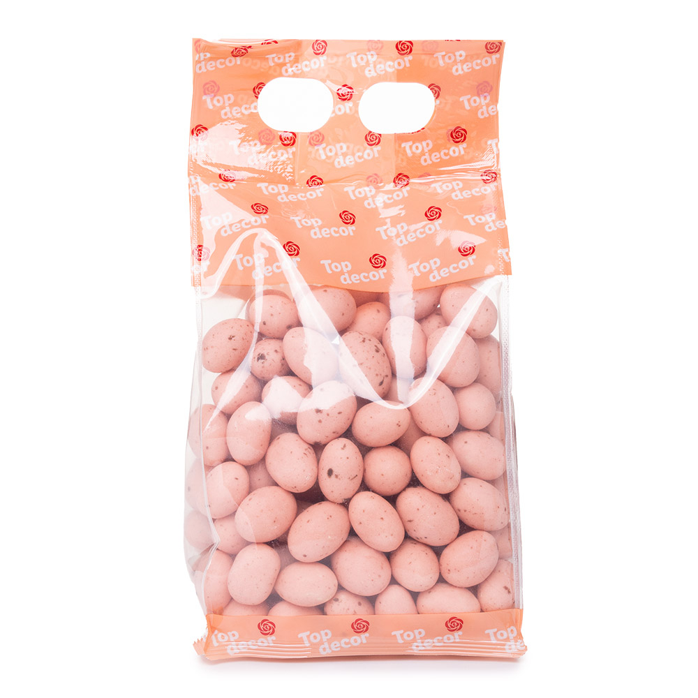 Драже "Яйца" (пудровые матовые в крапинку) 0,5 кг
