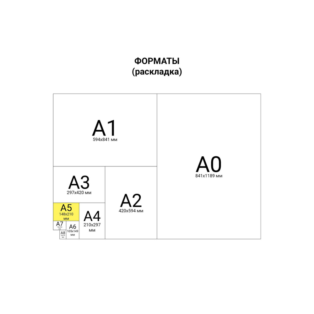 Блокнот А-5 греб. 60л. Хатбер кл. Office Line 60Б5C1сп