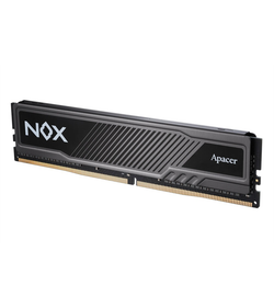Apacer DDR4 32GB 3200MHz DIMM NOX Black Gaming Memory (PC4-25600) CL16 1.35V Intel XMP 2.0, Heat Sink (Retail) 2048*8 3 years (AH4U32G32C282MBAA-1)