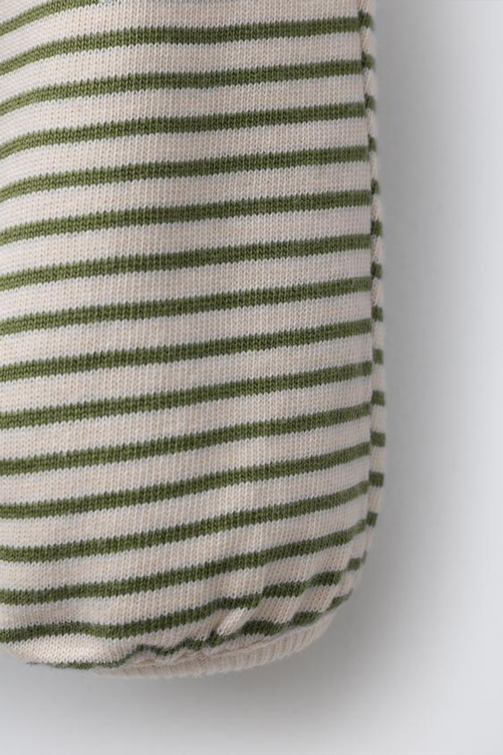 ZARA БРЮКИ-ДЖОГГЕРЫ В ПОЛОСКУ, ЭКРЮ/ХАКИ