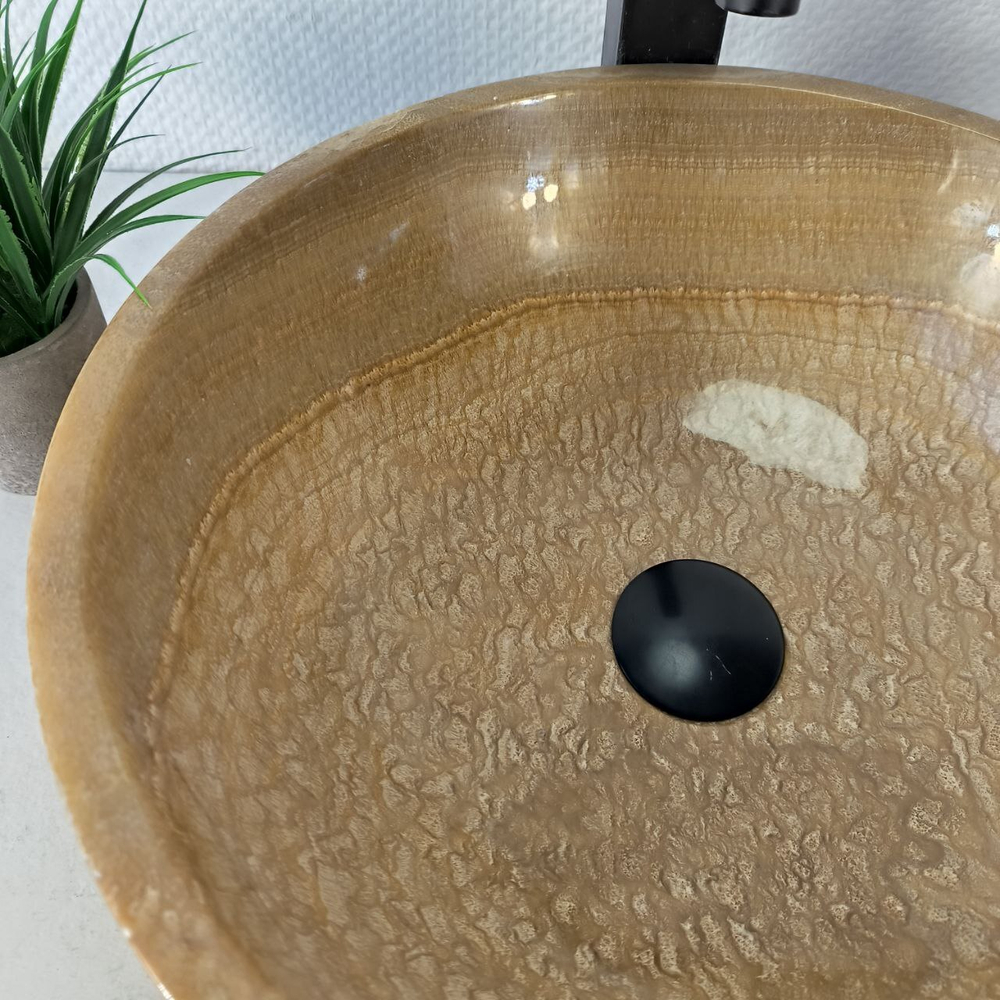 Раковина из оникса Bowl Sunset BO-66084 40*40*15 из натурального камня