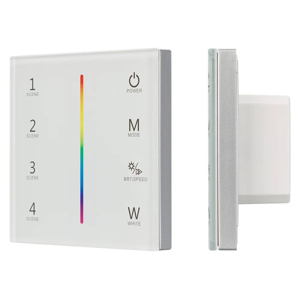 Панель Sens SMART-P22-RGBW White (12-24V, 4x3A, 2.4G) (Arlight, IP20 Пластик, 5 лет) 025168