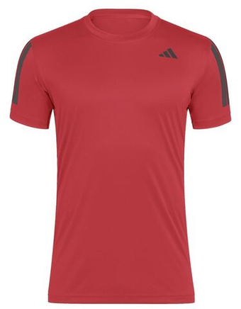 Мужская теннисная футболка Adidas Club Tennis Climacool 3-Stripes - красный