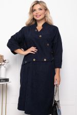 Платье "Памела" П7262 (темно-синее) LT Collection