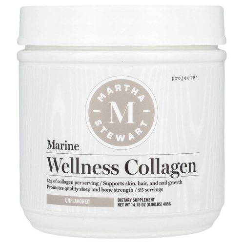 Martha Stewart Wellness, морской коллаген, без добавок, 405 г (14,19 унции)