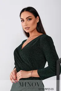 Платье 23-35-зеленый Minova
