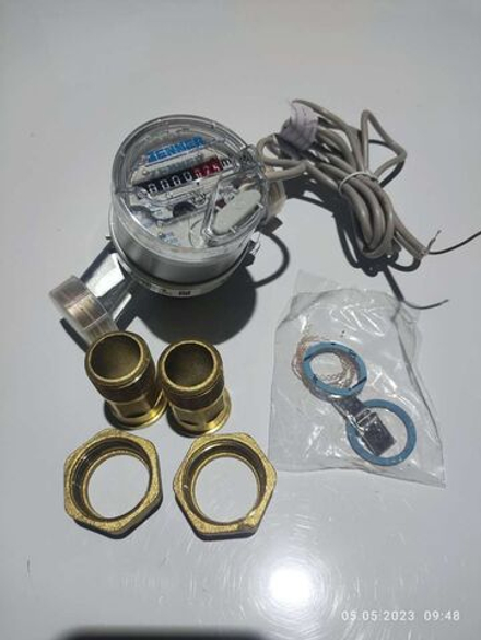 MoноКит - ZENNER счетчик DN20 с импульсным выходом (1литр за 1 импульс) в сборе. Станция дозирования.