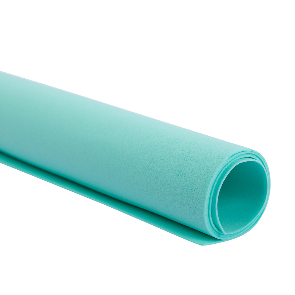 "Blumentag" EVA Пластичная замша, цв.аквамарин, 1 мм, 60 x 70 см, №161