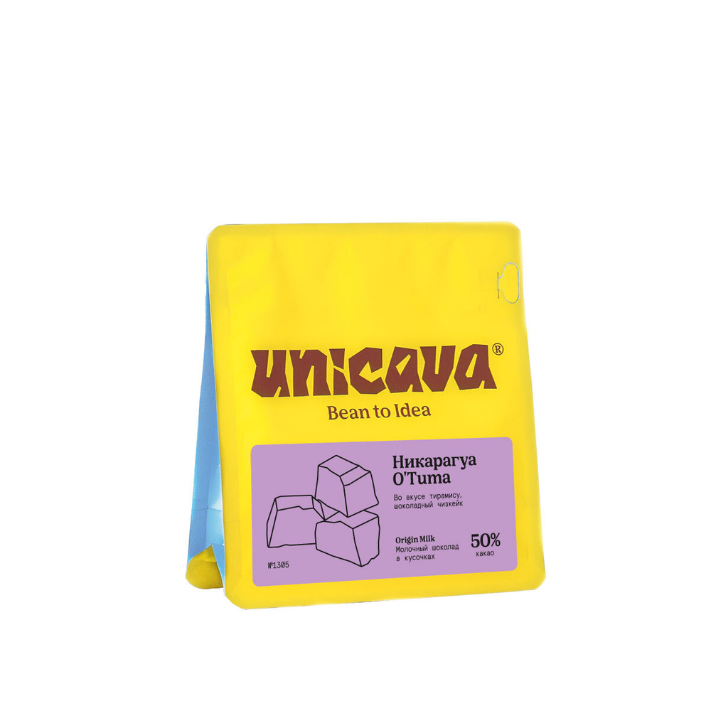 Молочный шоколад Никарагуа O'Tuma (50 % какао)