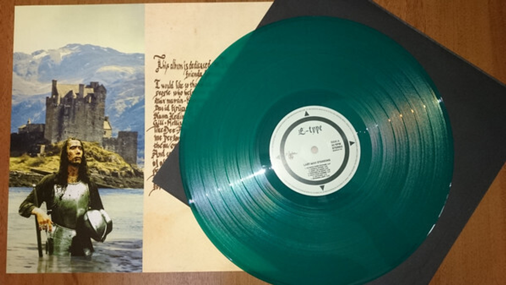LP: E-Type — «Last Man Standing» (1998/2022)  [Limited Transparent Green Vinyl]