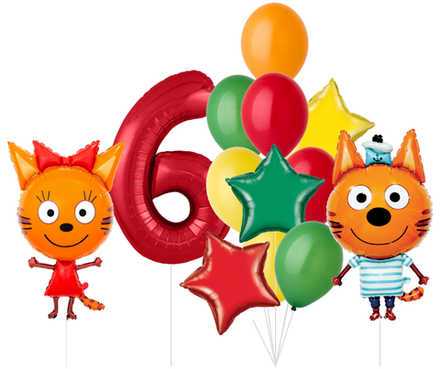 Набор шаров Три Кота | 0001