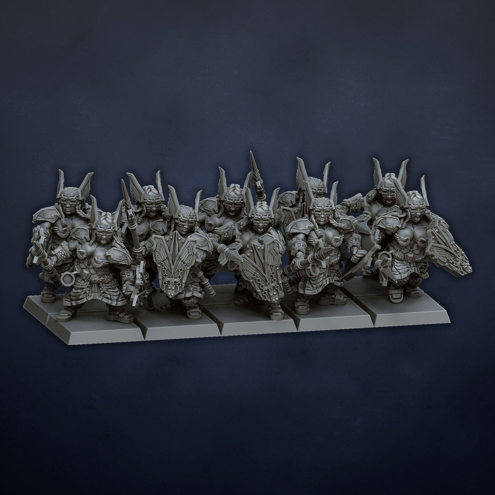 Dwarf Valkyries