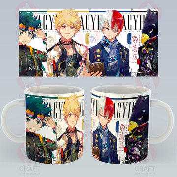 Кружка "Моя геройская академия - обложки на журнал"