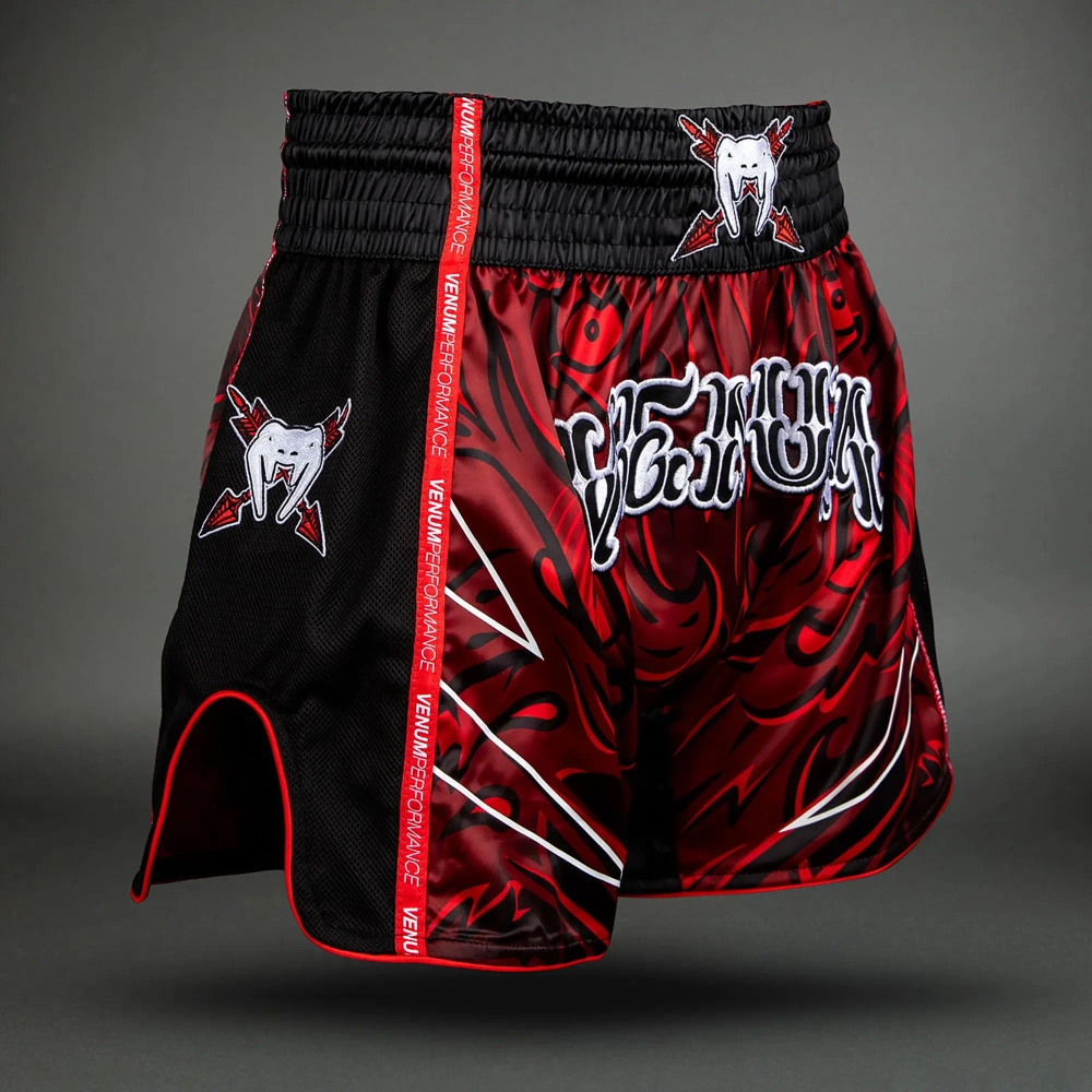 Шорты Venum Wolf Atak Muay Thai Shorts black/red