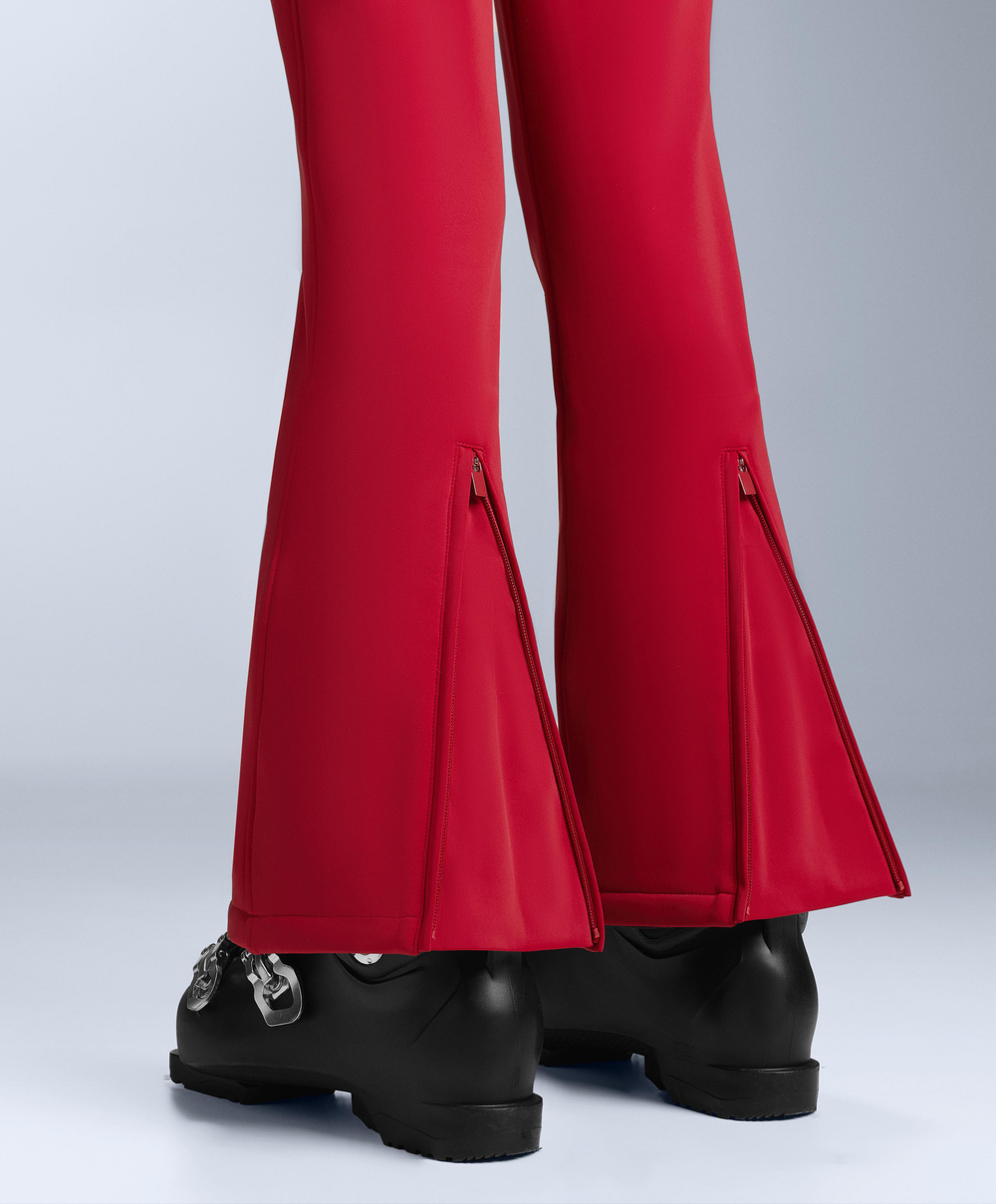 Oysho Водостойкий облегающий эластичный комбинезон SKI, красный