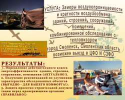 АЭРОДВЕРЬ: Замеры кратности воздухообмена в помещениях