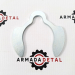 Скоба JCB стопорная металлическая (36.2х60 мм) OEM ArmadaDetal