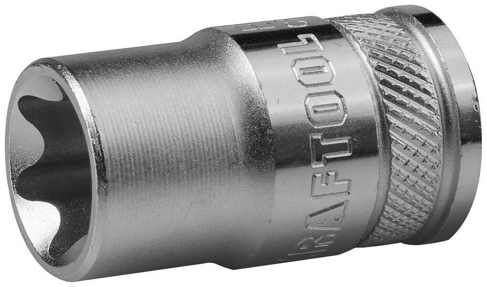 Торцовая головка KRAFTOOL "INDUSTRIE QUALITAT", Cr-V, SUPER-LOCK, хромосатинированная, 1/2", 27 мм