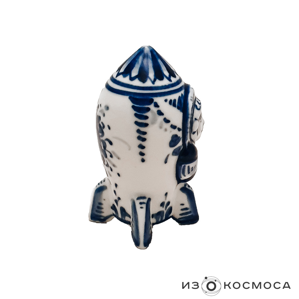 Скульптура "Ракета с 1 космонавтом"