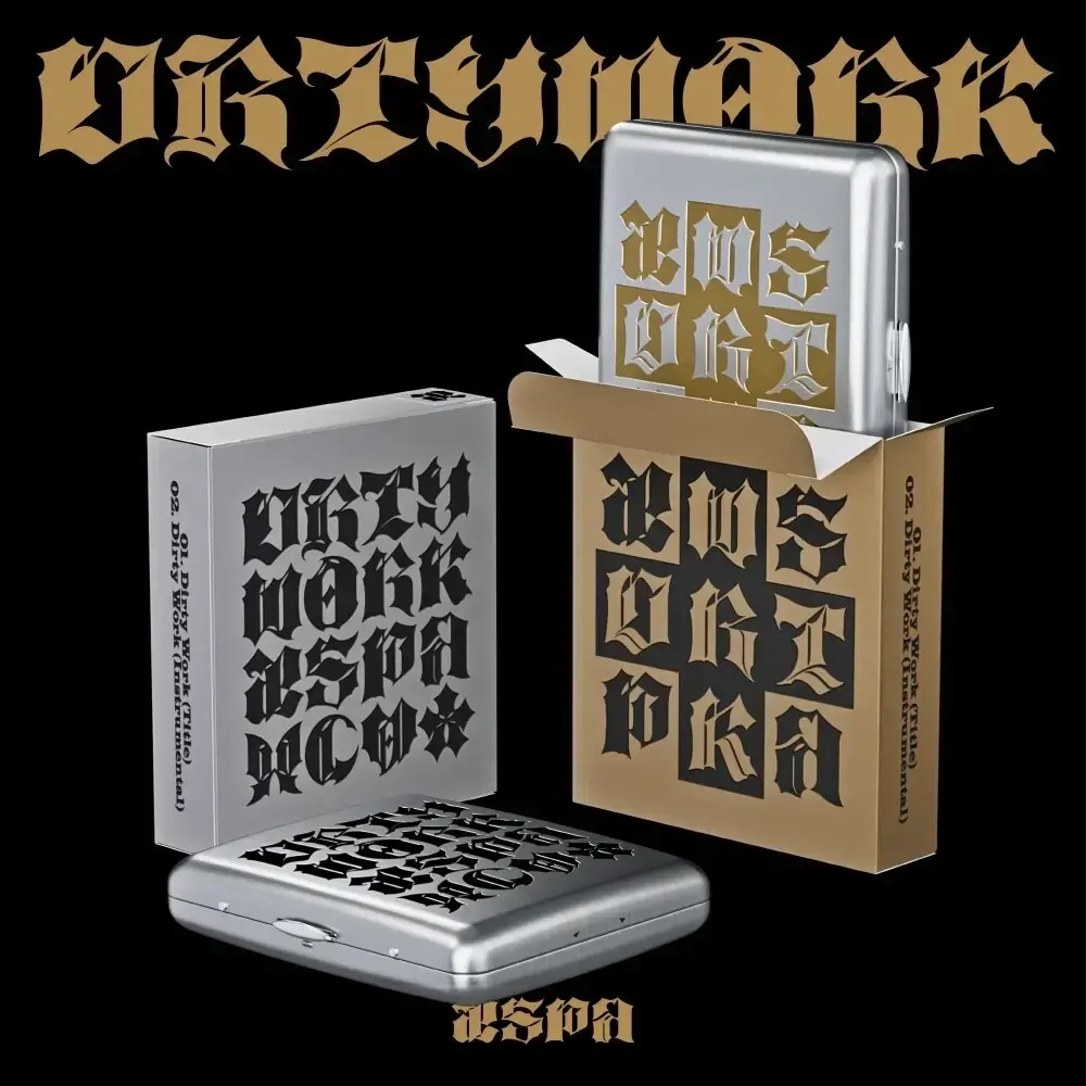 Альбом AESPA - Dirty Work [Dirty Case ver.] (Gold ver.)