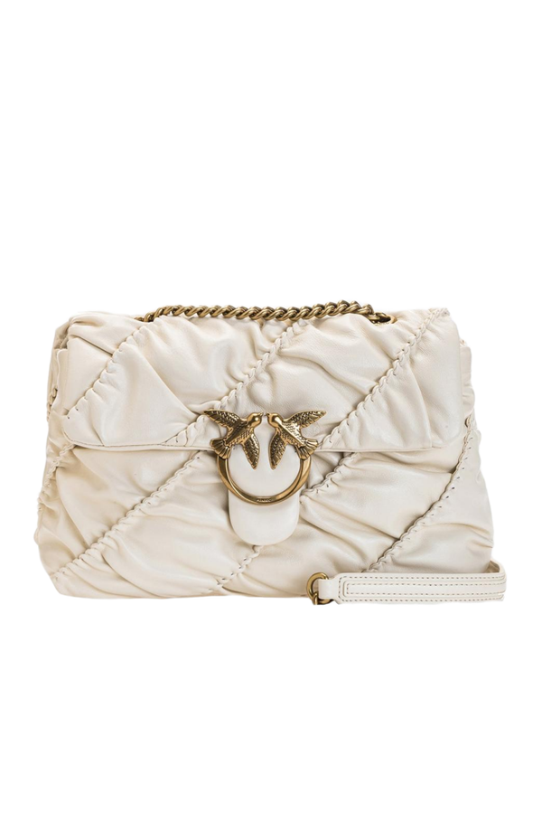 MINI LOVE BAG PUFF RUFFLE – white