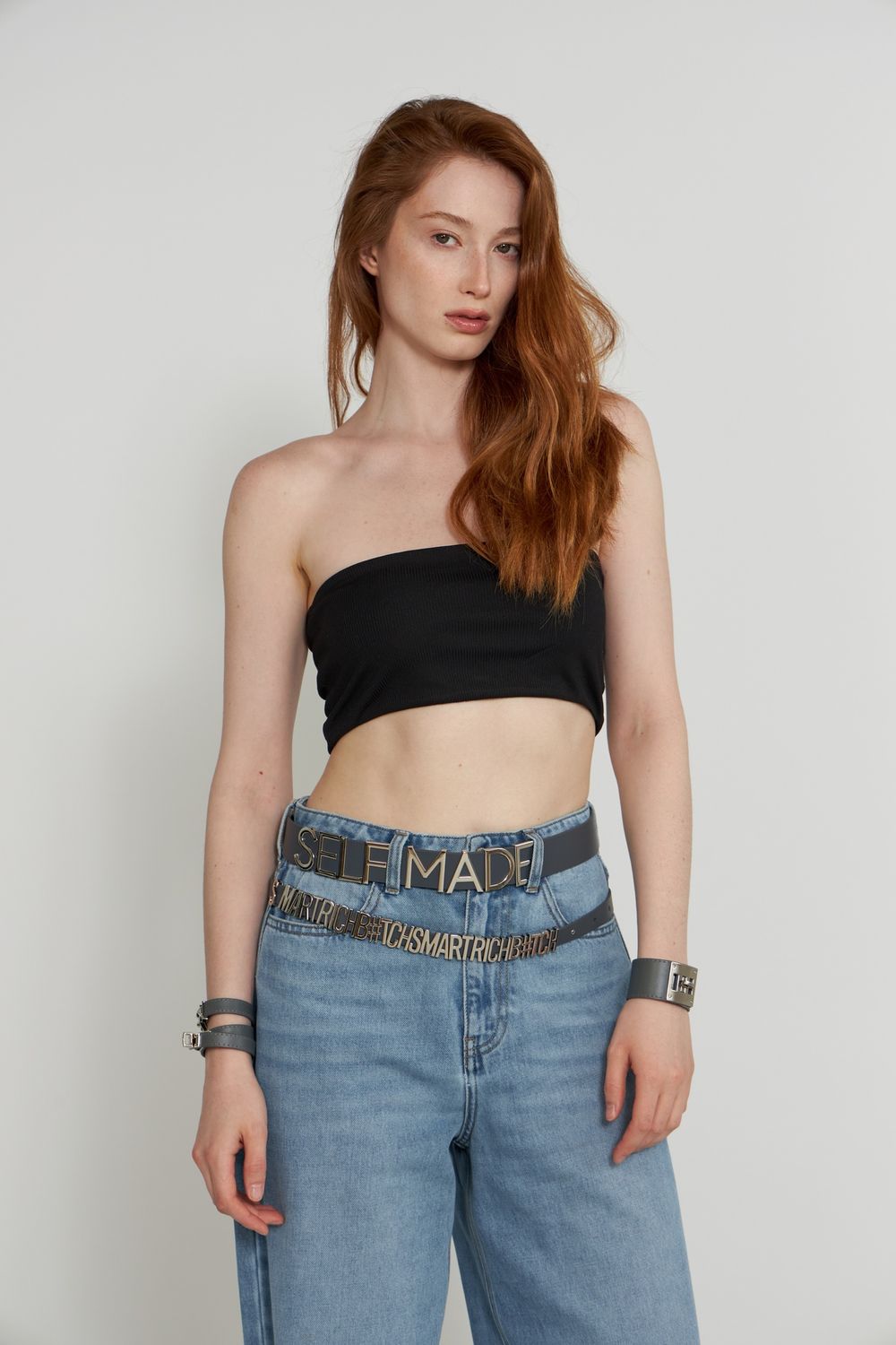 ШИРОКИЙ РЕМЕНЬ НА КОБУРНЫХ КНОПКАХ SELFMADE GRAPHITE