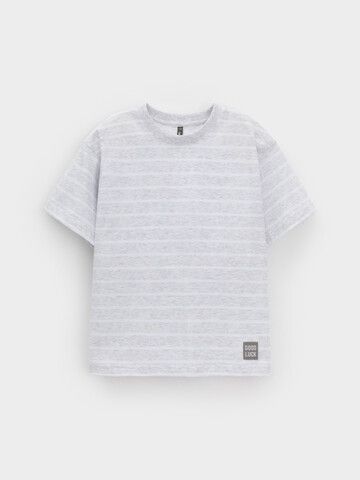 фуфайка  для мальчика  КР 302912/св.серый меланж,полоска к632