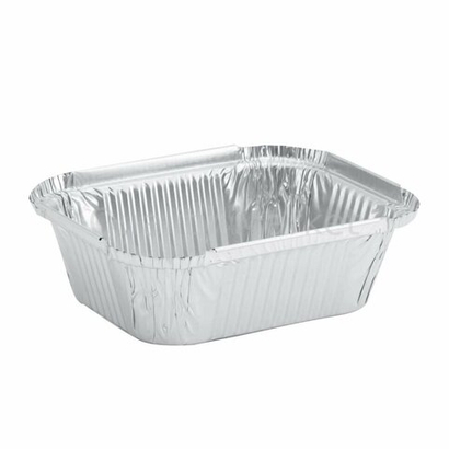 Алюминиевая форма G-край - 125 х 98 х 35 мм, 250 мл (50/200шт)