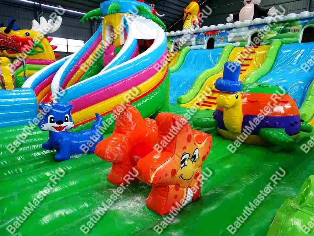Коммерческий батут "Звериный городок" 24*15*6 м