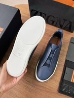 Кеды кожаные Zegna