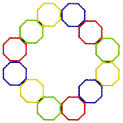 Лестница тенниснаяPro's Pro Octa Agility Grid 12 pcs - разноцветный