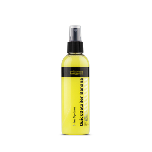 Shine Systems QuickDetailer Banana - спрей-очиститель для быстрого ухода, 200 мл