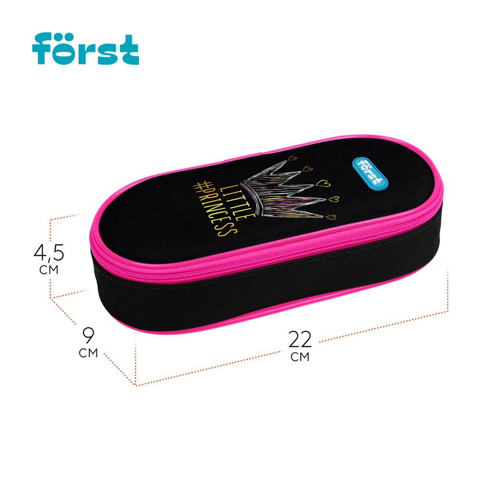 Пенал корпусный 1 отделение, 220*90*45 Först "Lovely", полиэстер