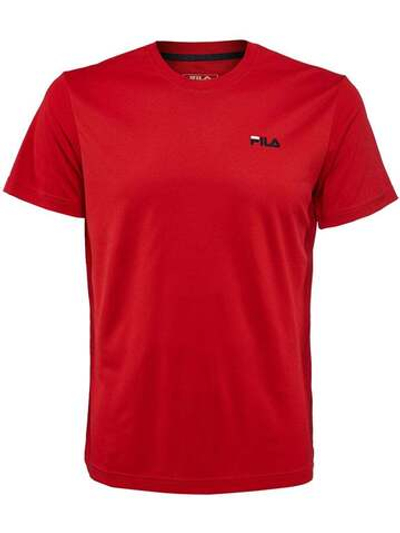 Футболка мужская теннисная Fila T-Shirt "Logo" (small) M - fila red