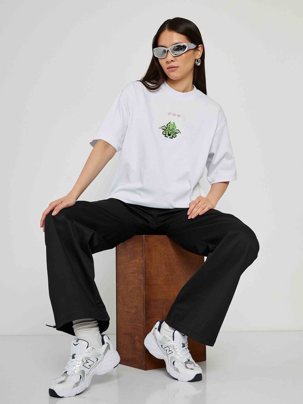 Футболка Toccotwo Tetris dragon silkscreen белая