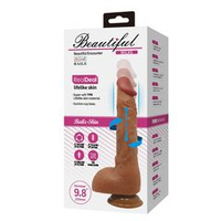 Реалистичный вибратор с ротацией Wilks - 25 см.