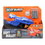 Пистолет с мягк.пулями, коробка 636